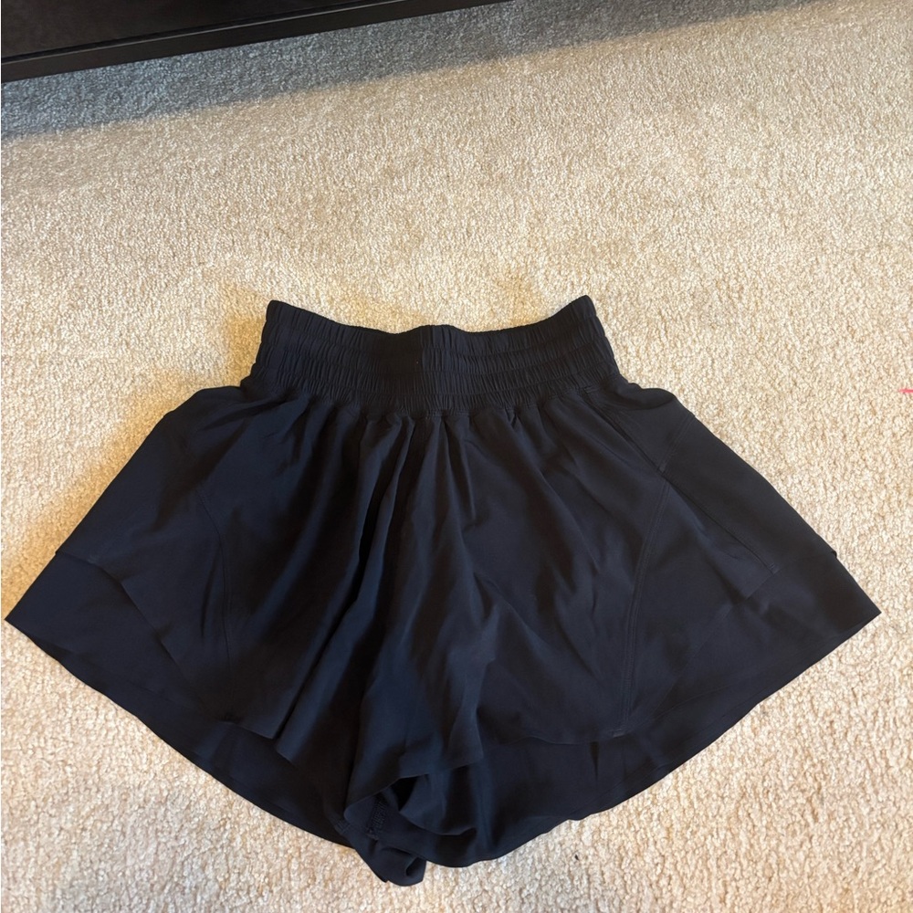 lululemon athletica Black High-Waisted Shorts